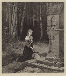 祈る少女 作： Hubert Salentin